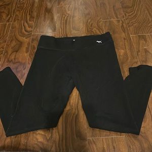 Black pink victoria secret leggings